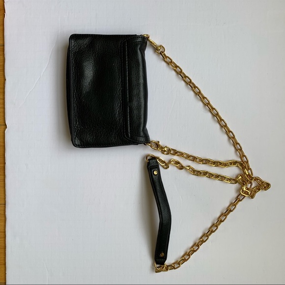 Tory Burch Black Leather Mini Crossbody - Picture 2 of 8